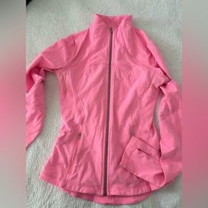Lululemon hot pink define jacket. Good used condition. Size 6.